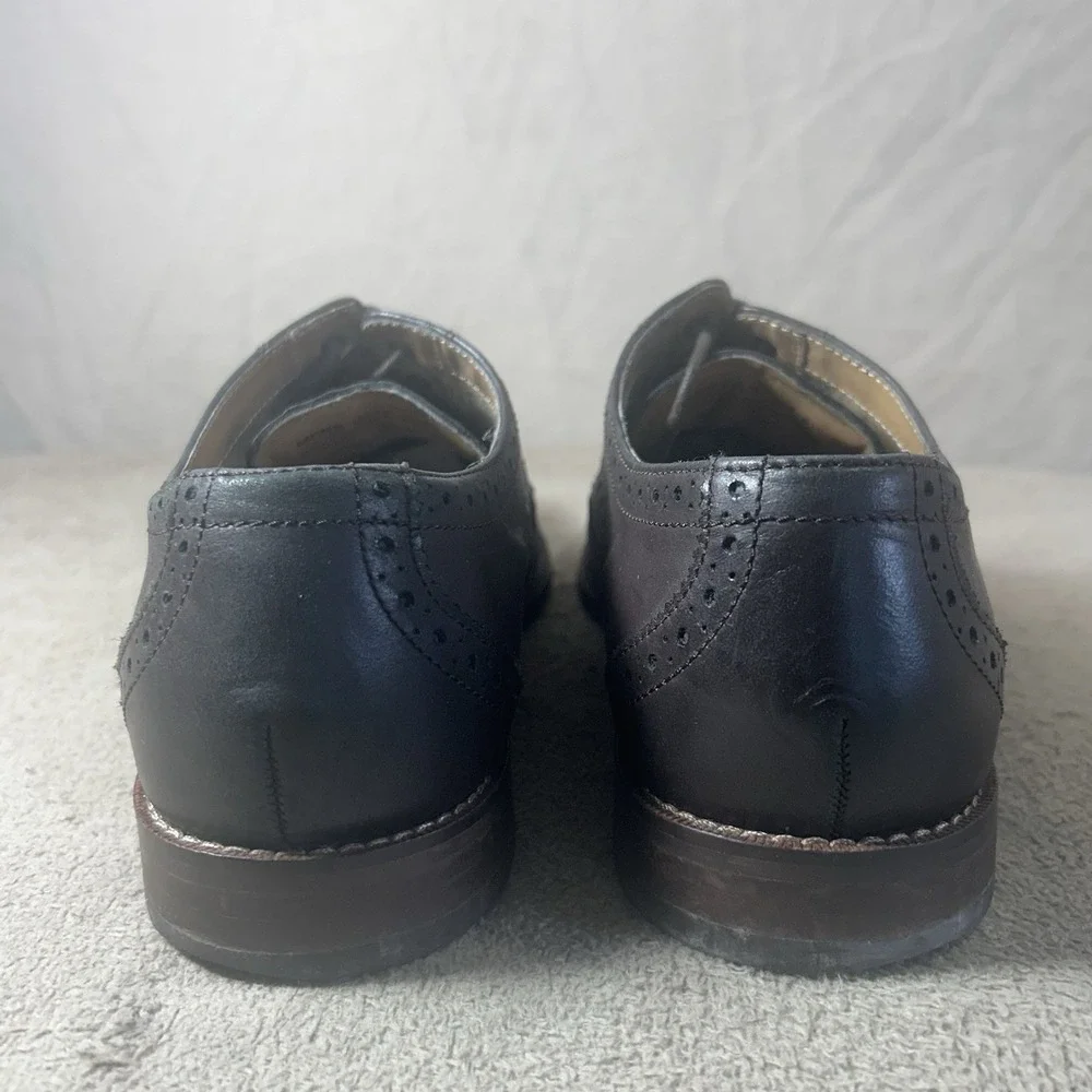 Florsheim Mens 8.5 D Brown Leather Wingtip Oxford Dress Shoes Brogue 11171